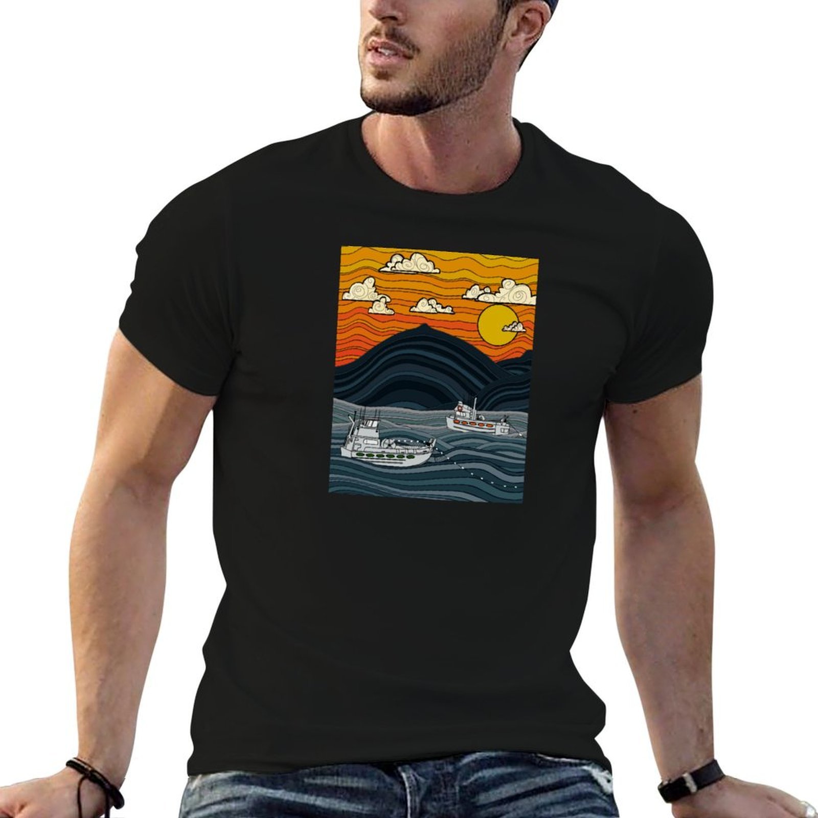 Commercial Shirt Printing - Commercial Fishing T-Shirt anime t shirts