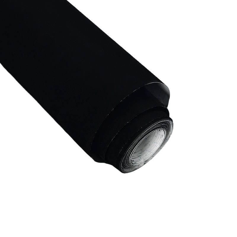 Heat Transfer Vinyl Roll - 45cm*1m/3m/5m/10m Black Color Self Adhesive Flocking
