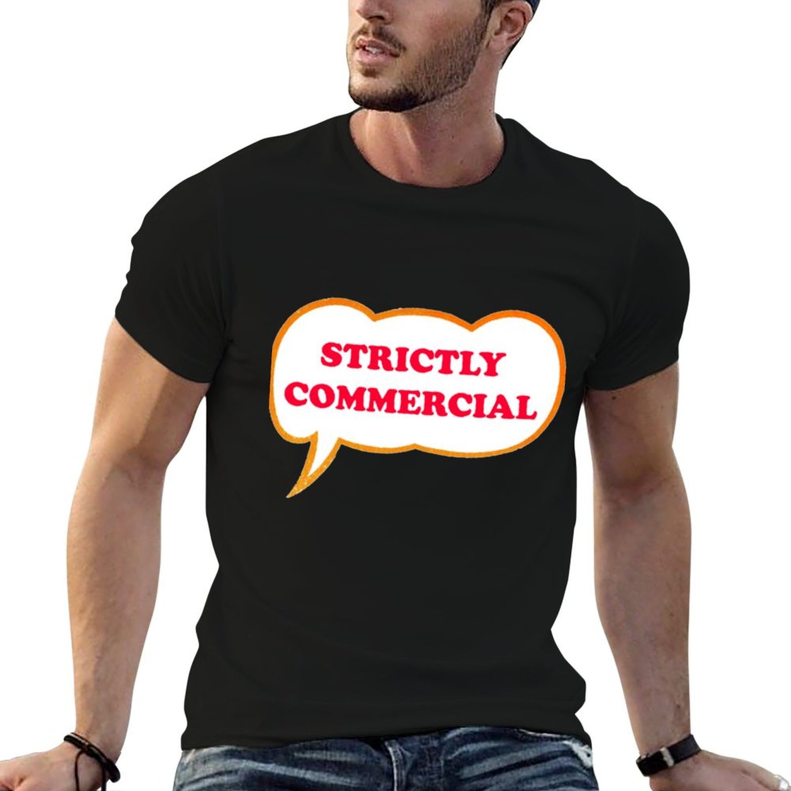 Commercial Shirt Printing - Strictly Commercial Essential T-Shirt Big and