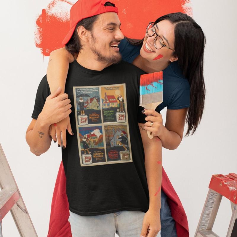 Commercial Shirt Printing - Vintage Poster T Shirt Old Commercial