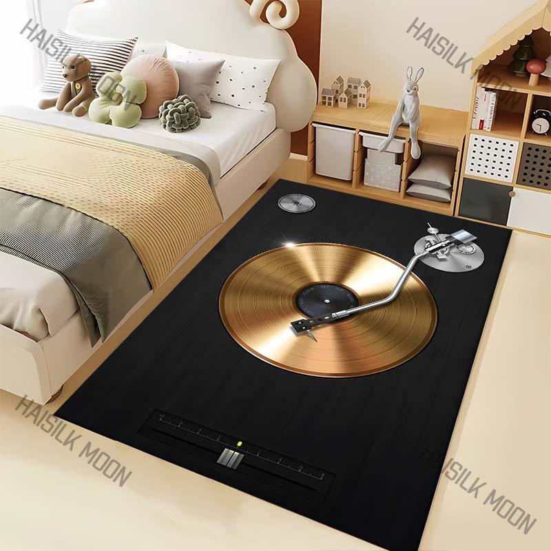 Golden vinyl record turntable  - Commercial Vinyl Printing Machine review and price