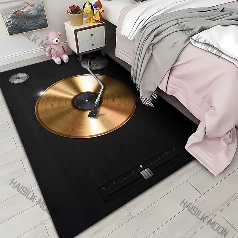 Golden vinyl record turntable  - Commercial Vinyl Printing Machine review and price