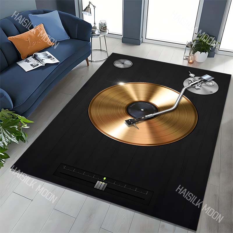 Golden vinyl record turntable  - Commercial Vinyl Printing Machine review and price