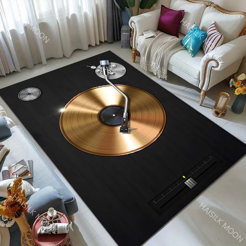 Golden vinyl record turntable  - Commercial Vinyl Printing Machine review and price