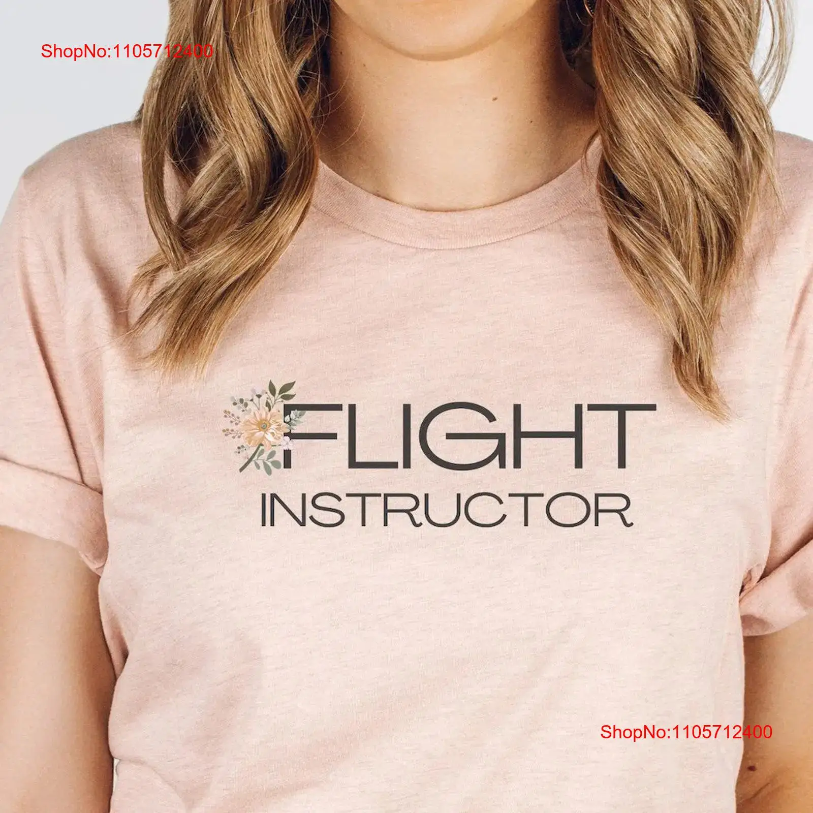 Floral Flight Instructor T Shi - Commercial Shirt Printing review and price