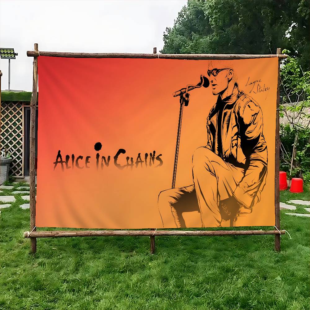 Retro Music Alice In Chains Ad - Commercial Printing Companies review and price