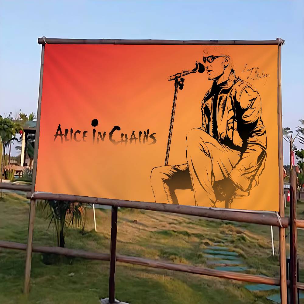Retro Music Alice In Chains Ad - Commercial Printing Companies review and price