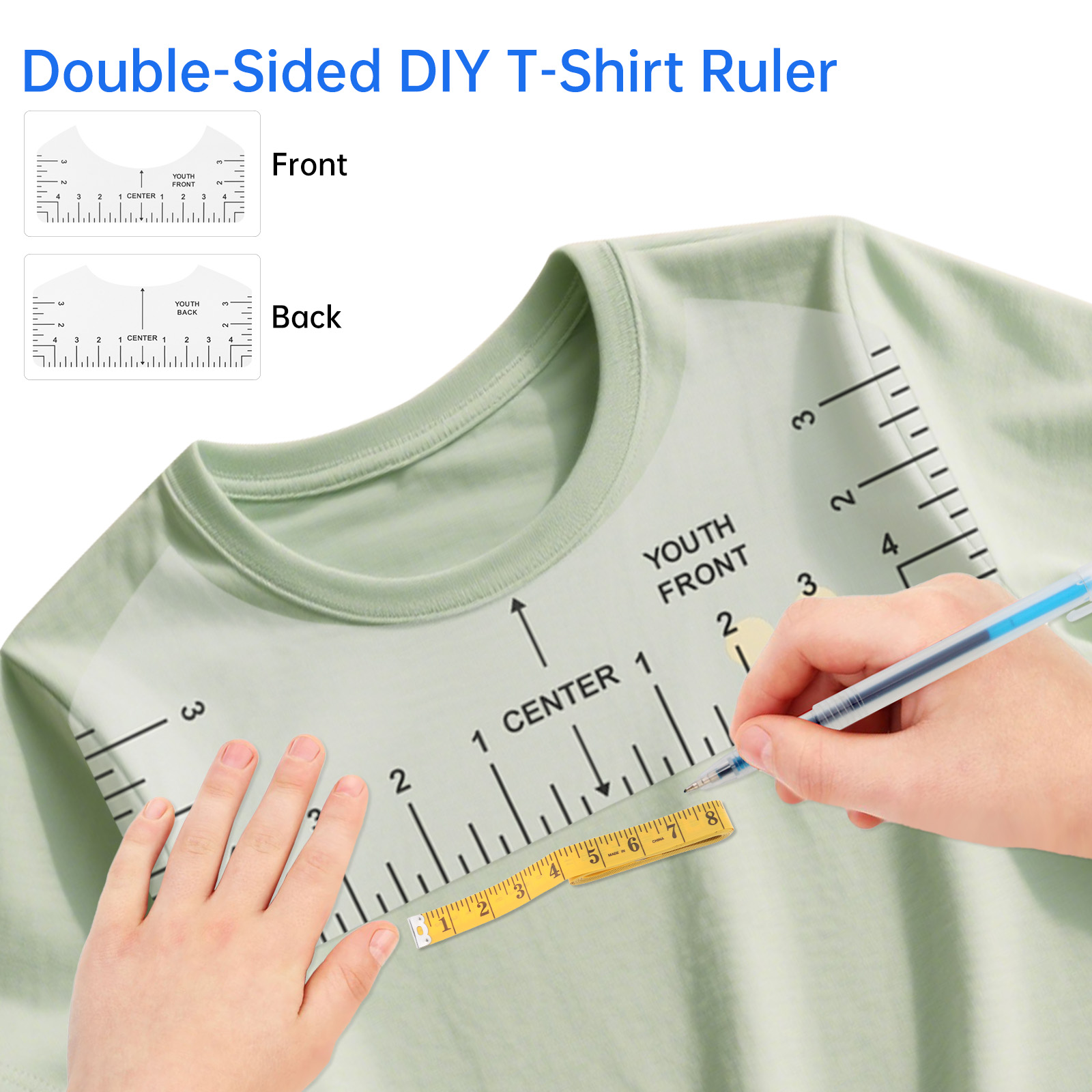 Transparent T-shirt Ruler Guid - Heat Transfer Vinyl Roll review and price