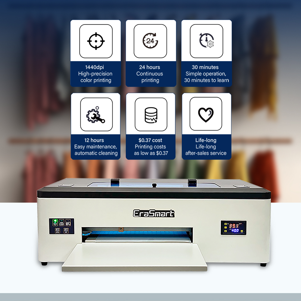 EraSmart 1390 Print Head Inkje - Commercial Dtf Printing Machine review and price